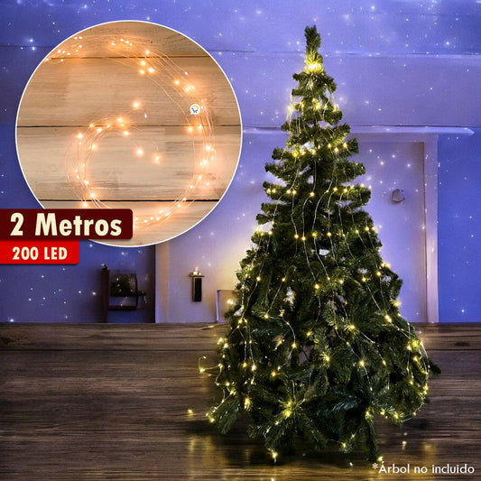 Luz Cascada Para Árbol 200 L YX200T